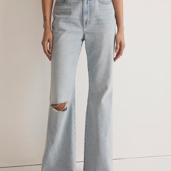 Madewell Baggy Flare Jeans - Picture 2 of 9
